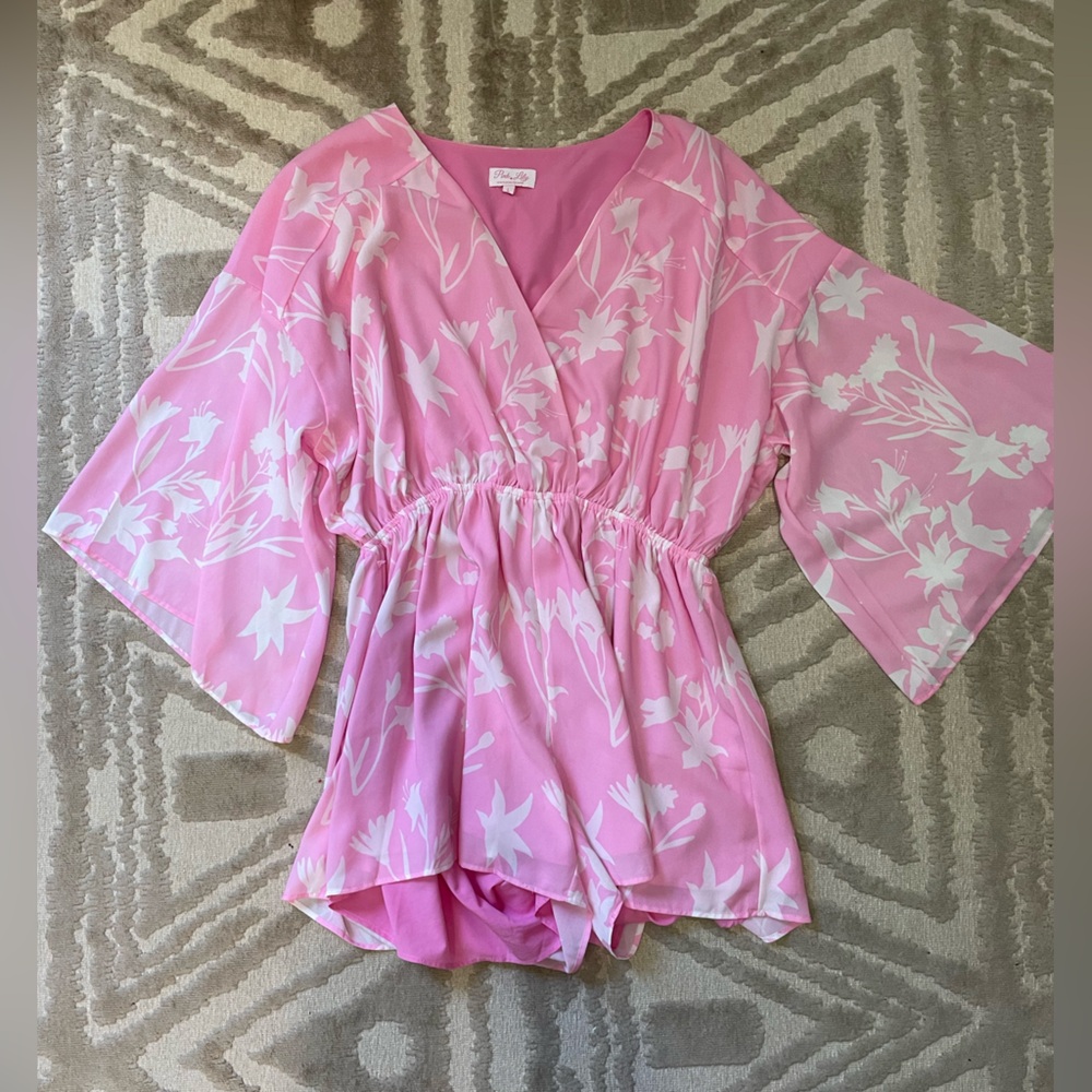Pink Lily Trusting In You Romper